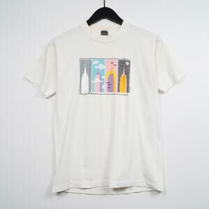 Vintage NYC T Shirt 80s Jerzees Russell Single Stitch Town Seasons M